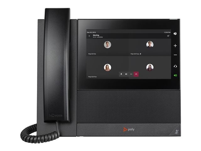 Poly CCX 600 - für Microsoft Teams - VoIP-Telefon hinten