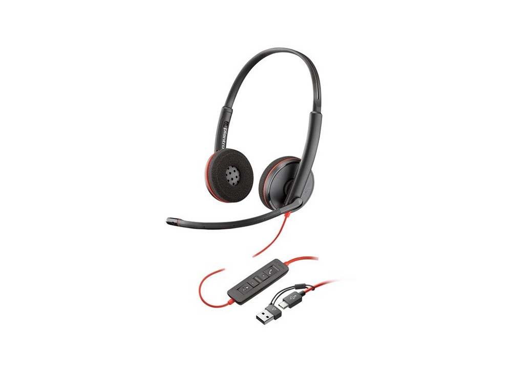Poly Blackwire 3220 - Headset - USB-C  hinten hinten