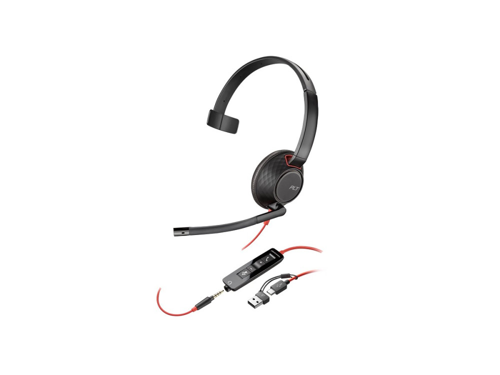 Poly HP Poly Blackwire 5220 - Blackwire 5200 serie hinten