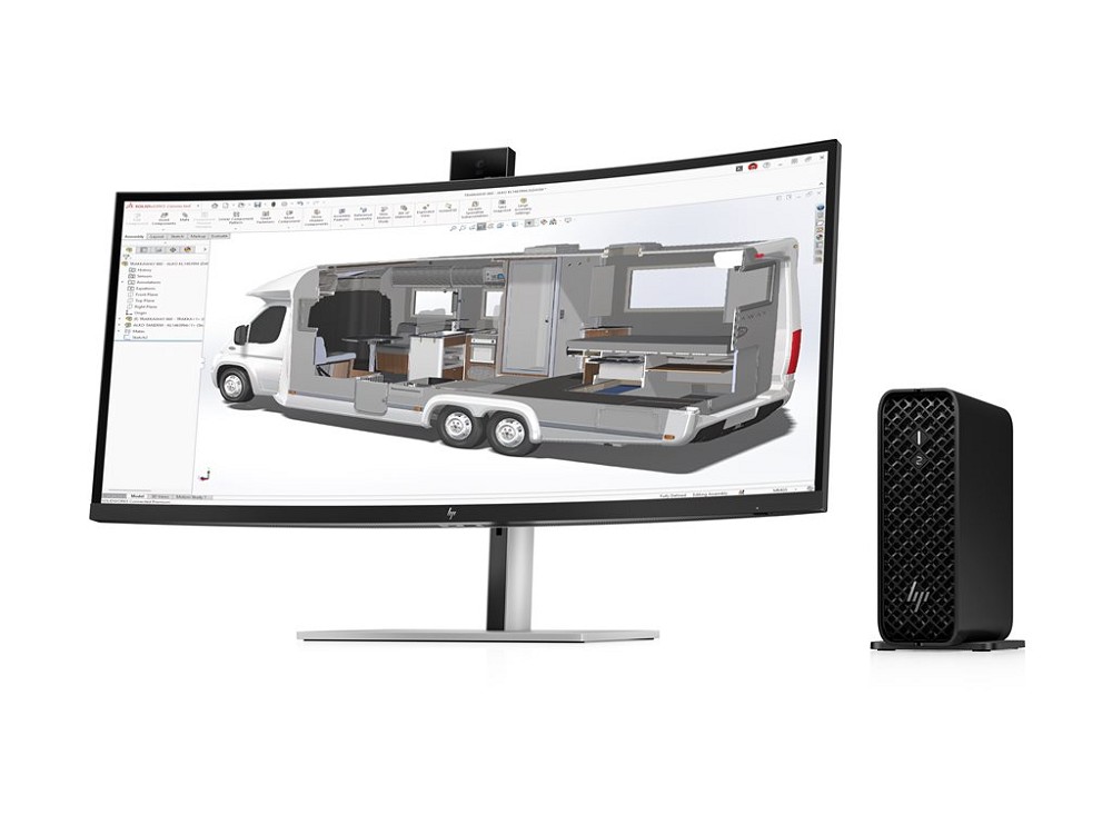 HP Z2 Mini G1i Workstation, Mini-Workstation, Intel Core Ult vorn links