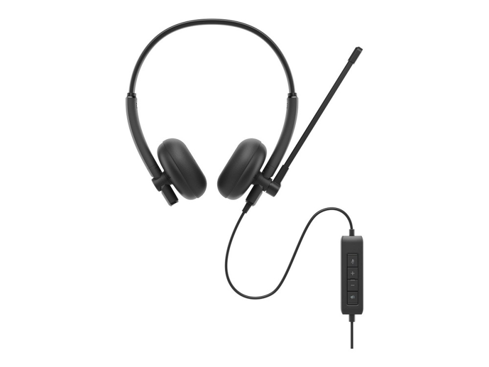Dell Wired Headset WH125 - Headset - On-Ear - kabe hinten