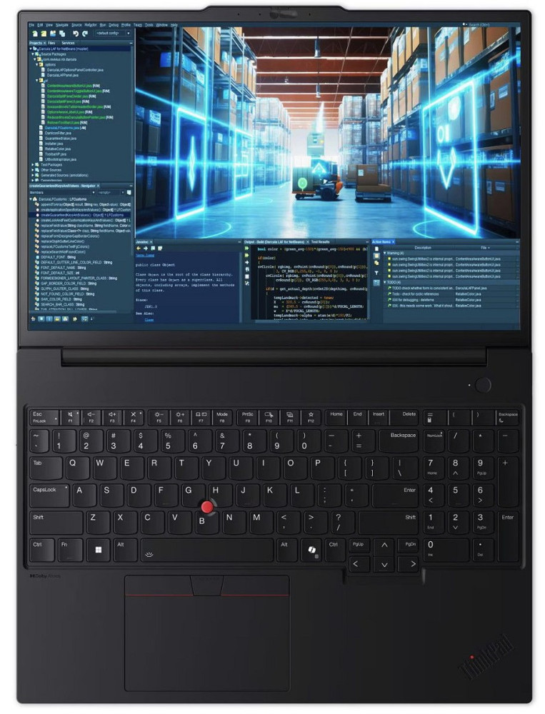 Lenovo Campus ThinkPad P16v Gen 3 – 16", Intel Core Ultra 7  hinten