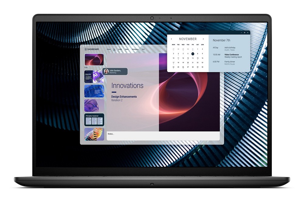 Dell Pro 14 Essential PV14250 -  7 150U - Win 11 Pro - Intel hinten