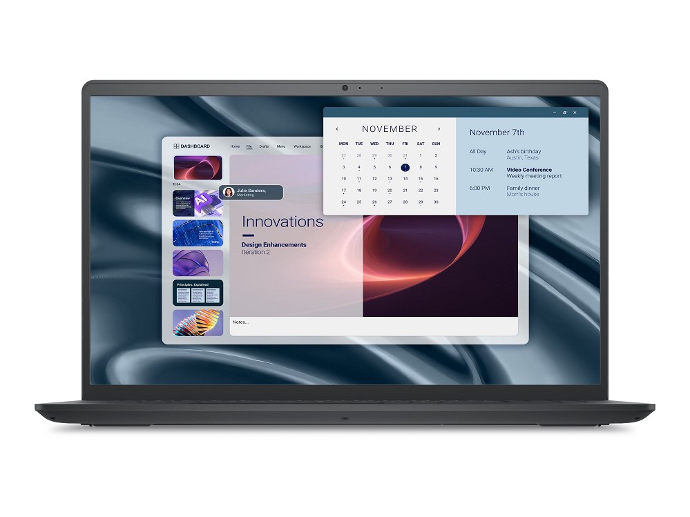 Dell Pro 15 Essential PV15255 - 15.6", AMD Ryzen 5 7520U, 8  hinten