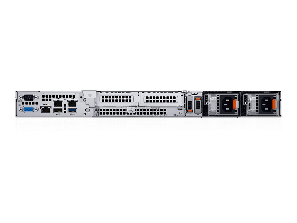 Dell PowerEdge R360 - Server - Rack-Montage - 1U - hinten