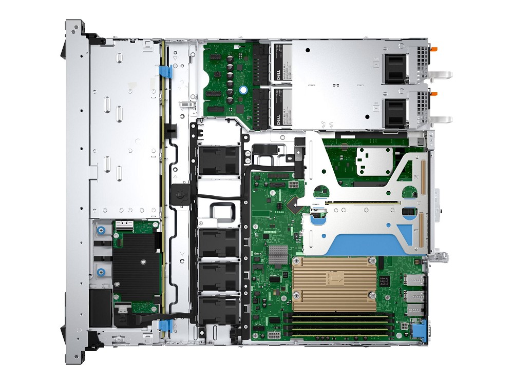 Dell PowerEdge R360 - Server - Rack-Montage - 1U - links