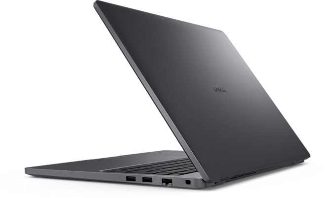 Dell Pro 16 PC16250 – 16", Intel Core Ultra 5 235U, 16 GB RA hinten