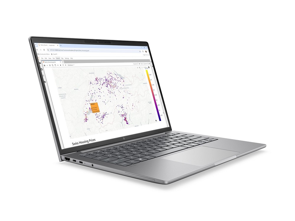 HP ZBook 8 G2i – 16", Intel Core Ultra 7 358H, 32 GB RAM, 1  hinten
