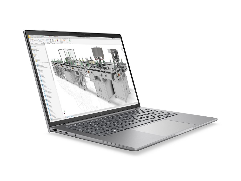HP ZBook 8 G2i – 14", Intel Core Ultra X9 388H, 64 GB RAM, 1 hinten