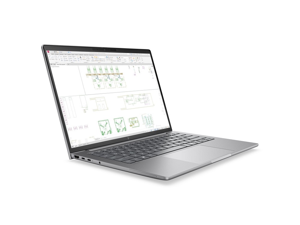 HP ZBook 8 G2i 14 Mobile Workstation, 14" WQXGA, Core Ultra  hinten