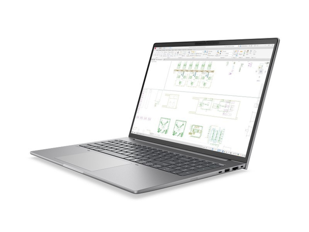 HP ZBook 8 G2i 16, 16" WUXGA Touch IPS, Intel Core Ultra 7 3 hinten