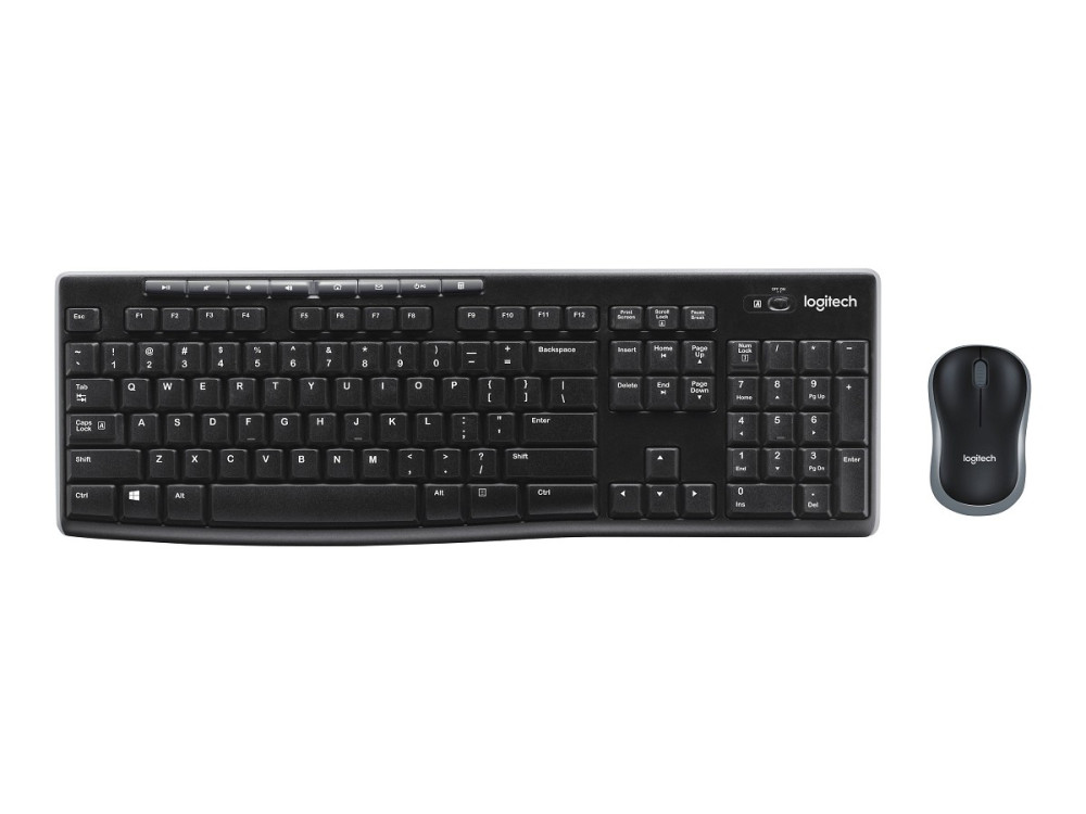 Logitech MK270 Wireless Combo - Tastatur-und-Maus- links