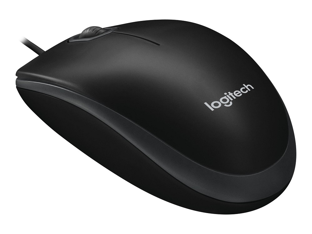Logitech B100 - Maus - rechts- und linkshändig vor
