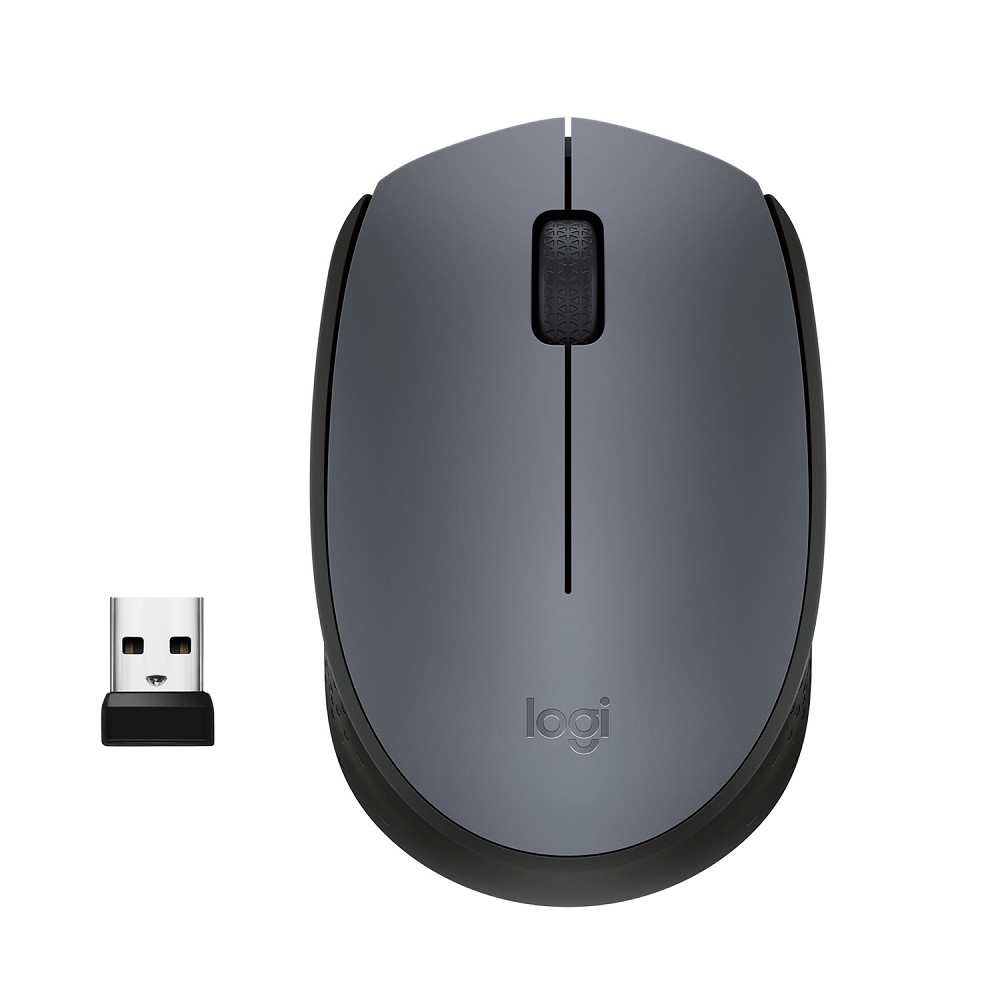 Logitech M170 - Maus - kabellos - 2.4 GHz - kabell hinten