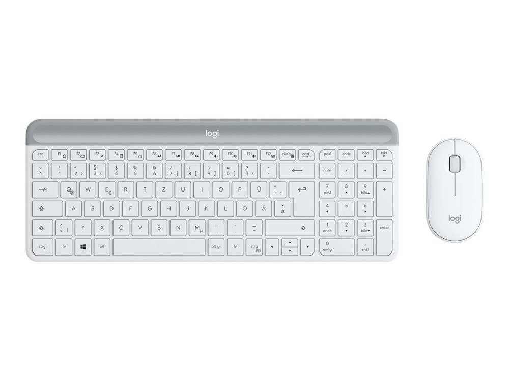 Logitech Slim Wireless Combo MK470 - Tastatur-und-