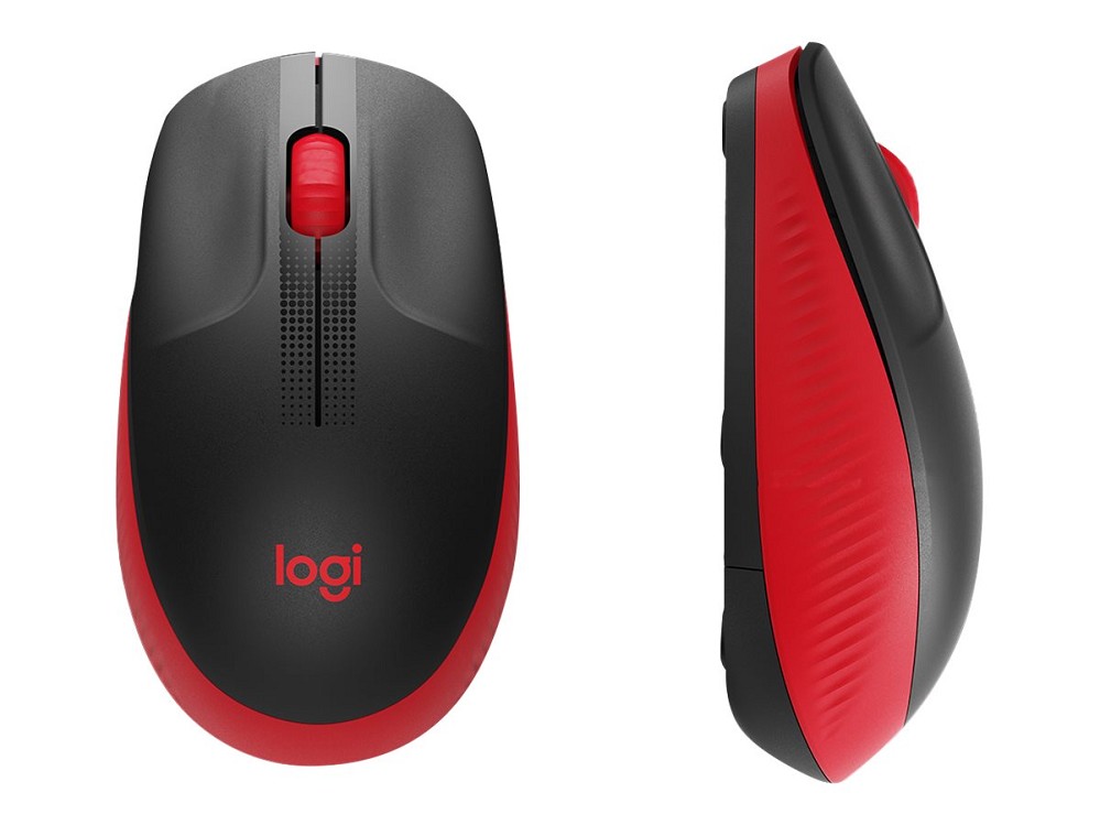 Logitech M190 - Maus - optisch - 3 Tasten - kabell hinten