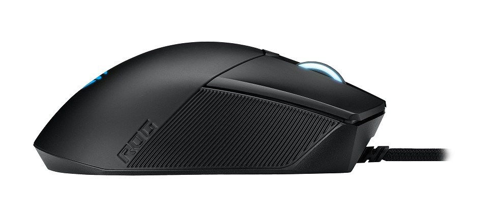 ASUS ROG Gladius III Maus Gaming rechts USB Typ-A hinten