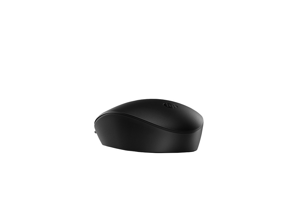 HP 128 - Maus - Laser - kabelgebunden - Schwarz li links