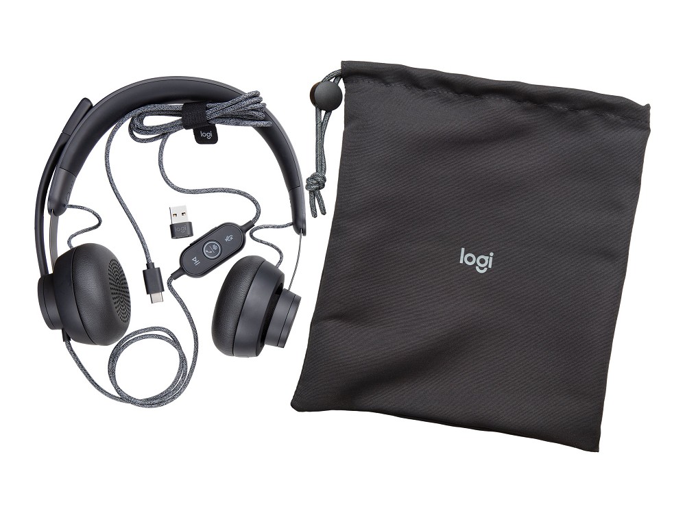 Logitech Zone Wired MSFT Teams - Headset - On-Ear hinten