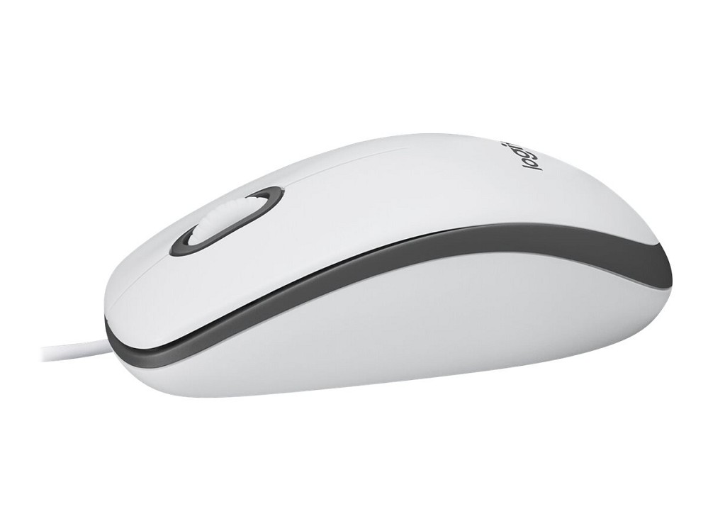 Logitech M100 - Maus - Full-Size - rechts- und lin hinten