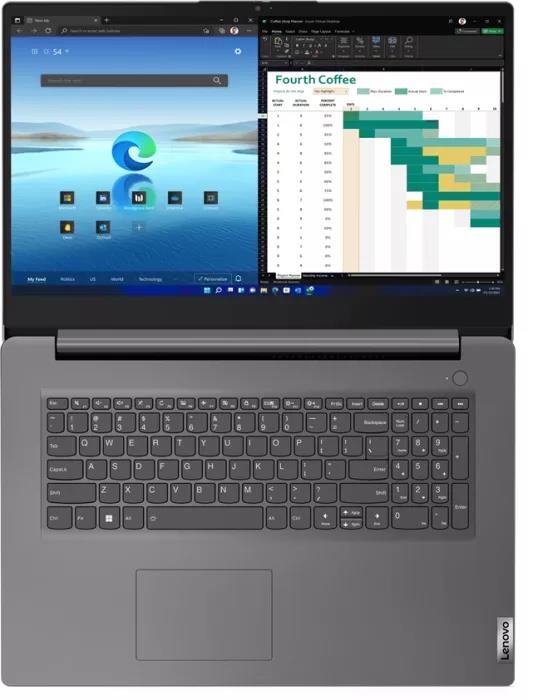 LENOVO V17-IRU 43,9cm (17,3") Intel U300 8GB 512GB hinten