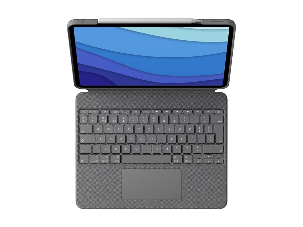 Logitech Combo Touch - Tastatur und Foliohülle - m links