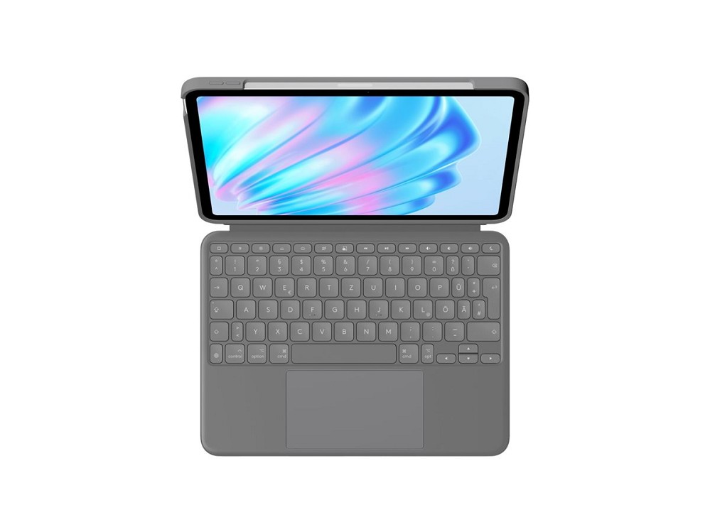 Logitech Combo Touch - Tastatur und Foliohülle - m hinten