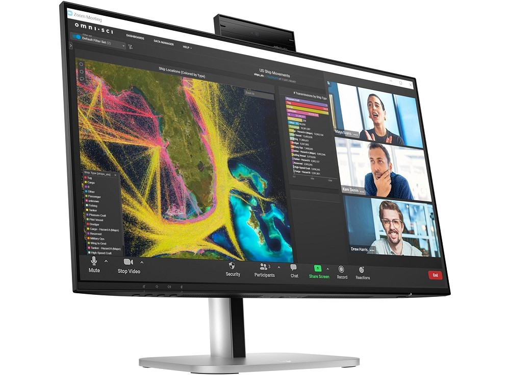 HP Series 5 Pro 524pm - 23,8" - Konferenzmonitor hinten