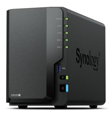 Synology DiskStation DS225+ – 2-Bay NAS, Intel Cel