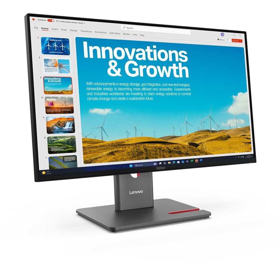 Lenovo ThinkVision P24QD-40 LED display 60,5 cm (2 links