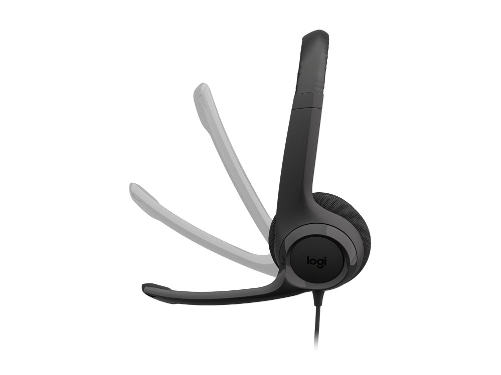 Logitech H390 - Headset - On-Ear - kabelgebunden l links