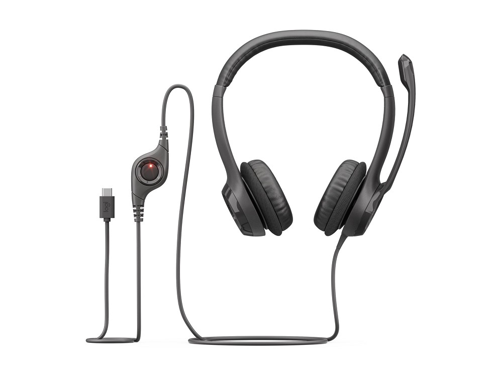 Logitech H390 - Headset - On-Ear - kabelgebunden r rechts