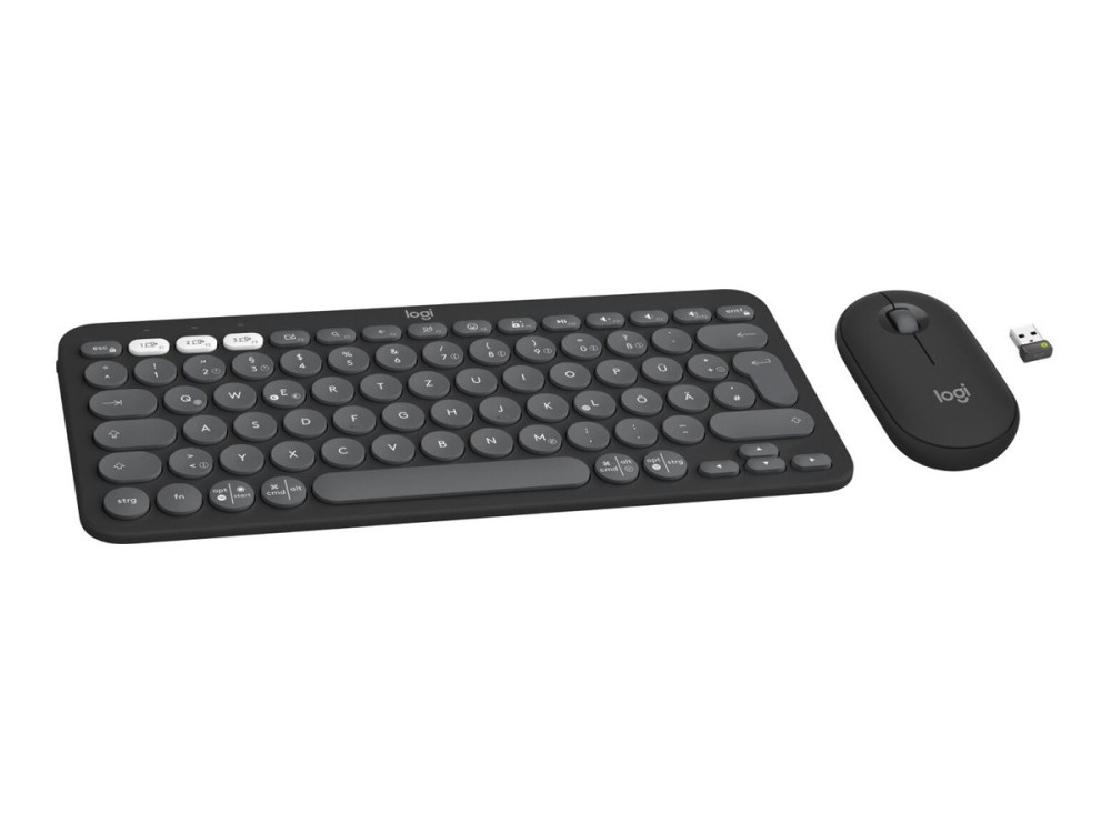 Logitech Pebble 2 Combo - Tastatur-und-Maus-Set li links