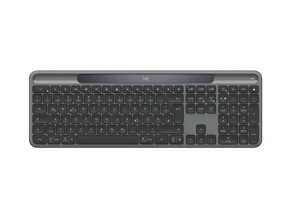 Logitech Signature Slim Solar+ K980 for Business h hinten
