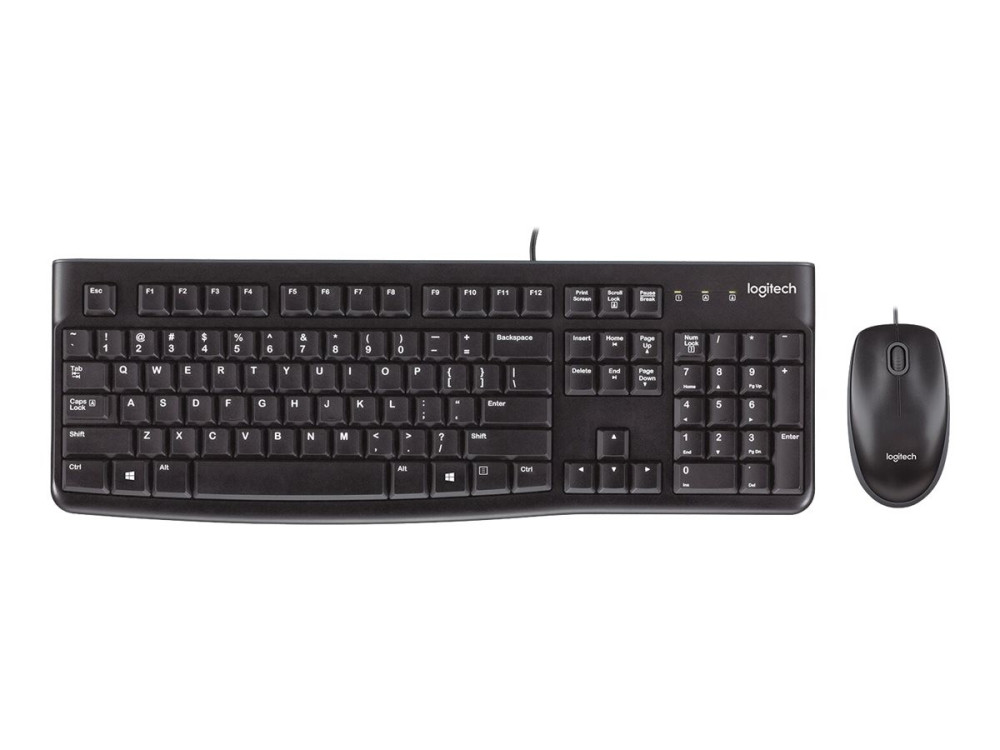 Logitech Desktop MK120 - Tastatur-und-Maus-Set lin links