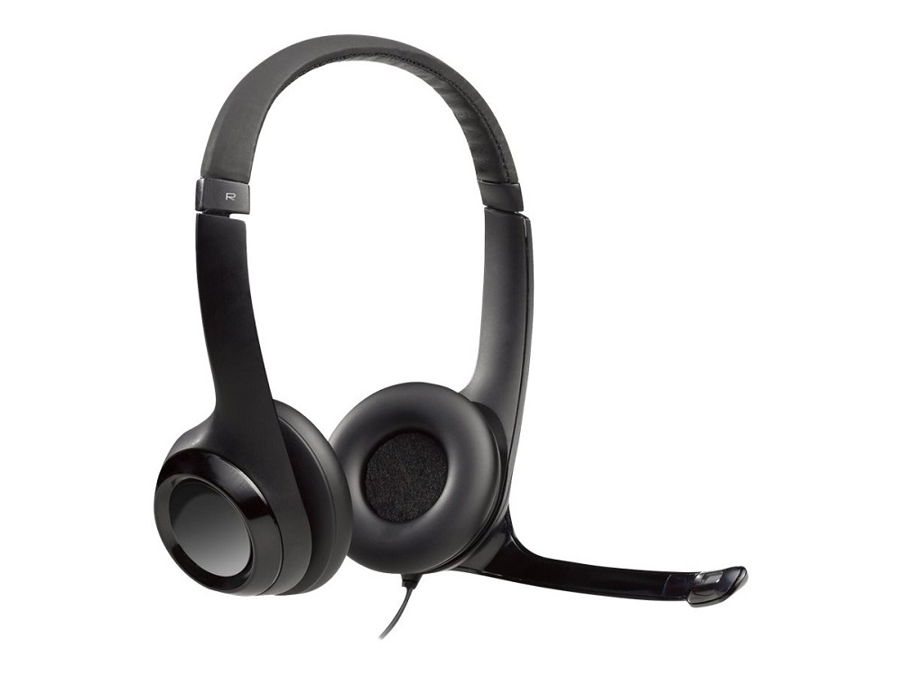 Logitech USB Headset H390 - Headset - ohrumschließ rechts