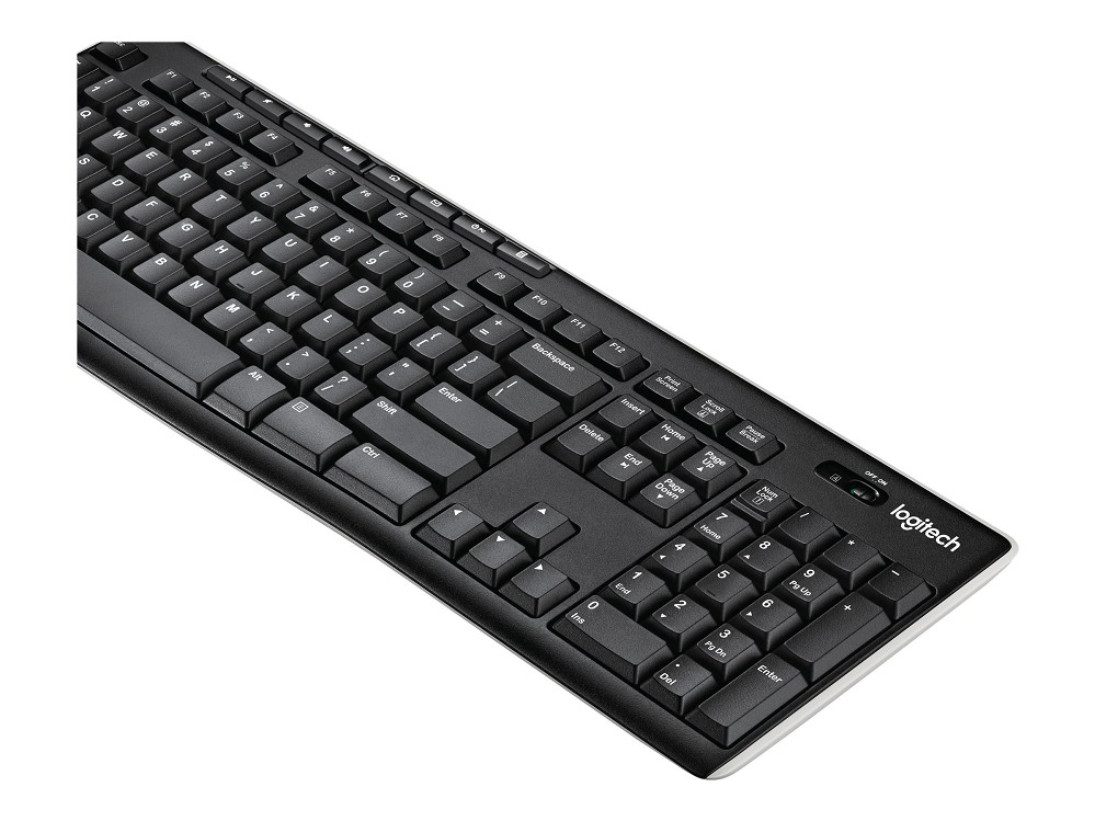 Logitech Wireless Keyboard K270 - Tastatur - kabel links