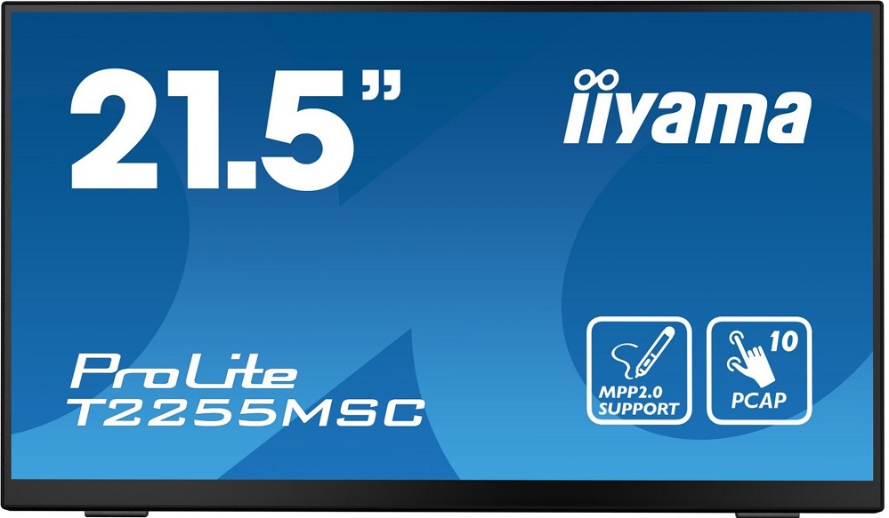 iiyama T2255MSC-B1 – 21,5", 1920 × 1080, IPS, Touch *B-Ware* 249