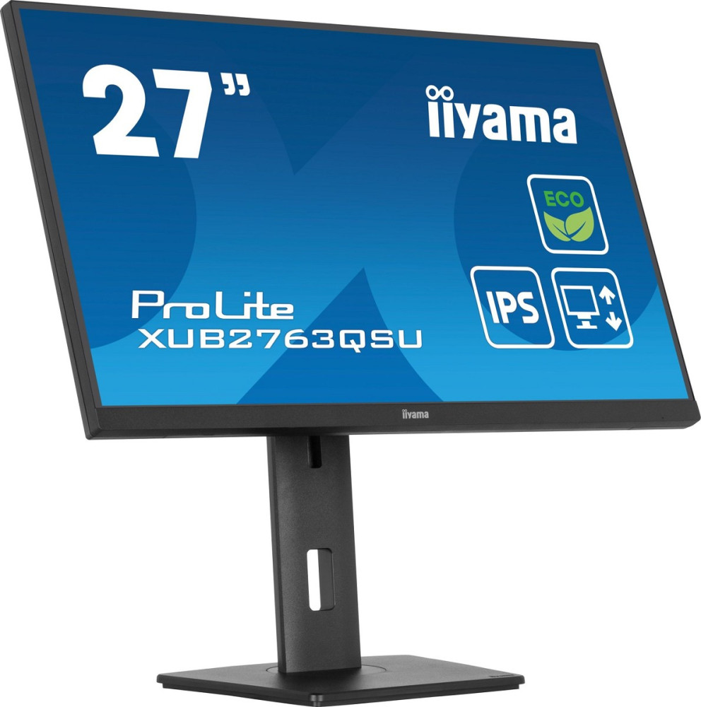 iiyama XUB2763QSU-B1 **B-WARE** – 27", WQHD, IPS, 100 Hz hinten