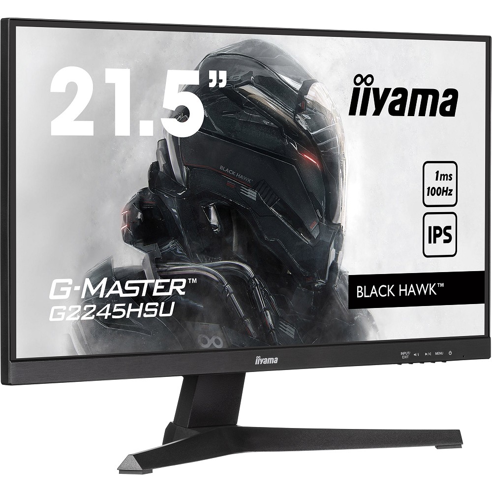 iiyama G-Master G2245HSU-B2 Black Hawk, 21.5" hinten