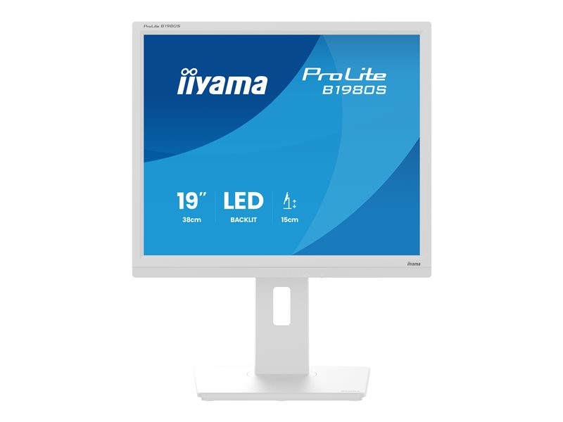 iiyama ProLite B1980S-W1 - LED-Monitor - 48 cm (19 hinten