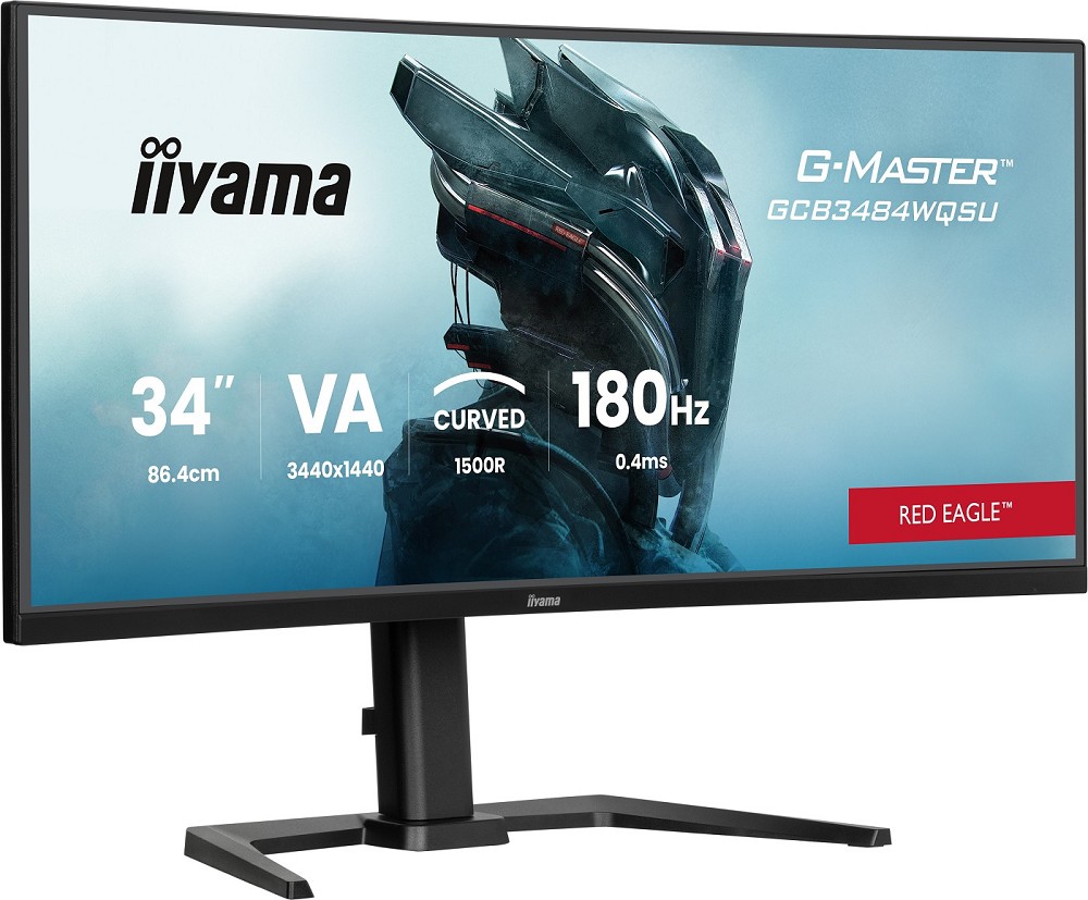 iiyama G-MASTER GCB3484WQSU-B1 Computerbildschirm hinten