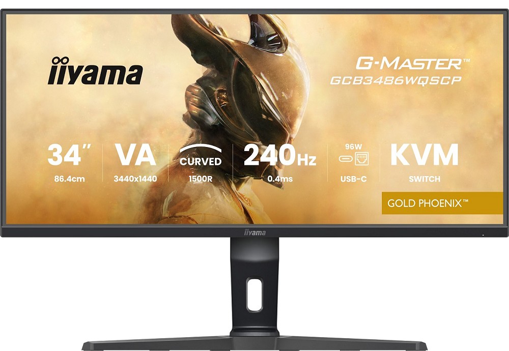 iiyama G-MASTER GCB3486WQSCP-B1 Computerbildschirm hinten