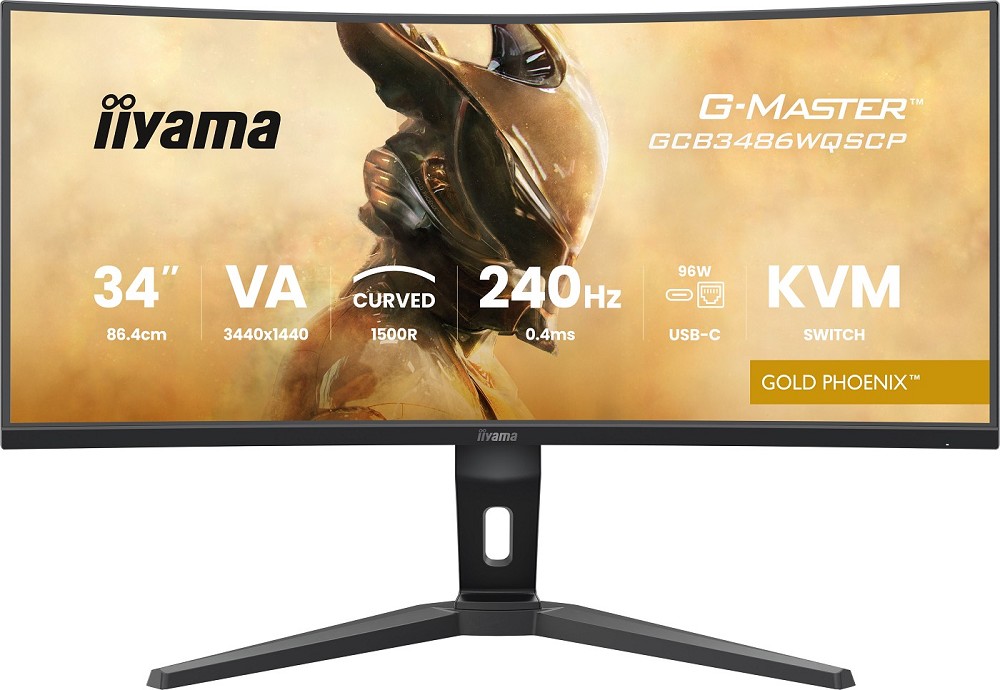 iiyama G-MASTER GCB3486WQSCP-B1 Computerbildschirm links