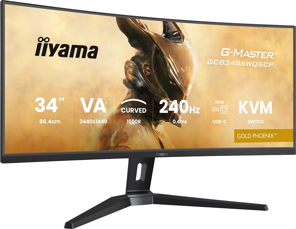 iiyama G-MASTER GCB3486WQSCP-B1 Computerbildschirm oben