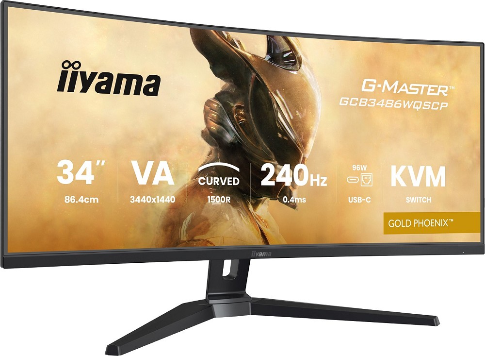iiyama G-MASTER GCB3486WQSCP-B1 Computerbildschirm unten