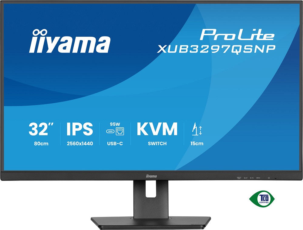 iiyama ProLite XUB3297QSNP-B1 Computerbildschirm 8 hinten