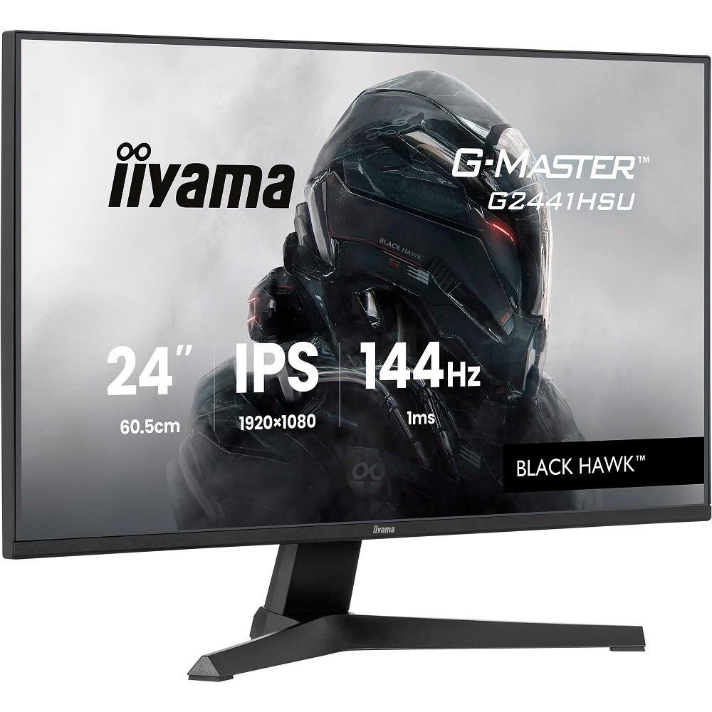 iiyama Mit dem G2441HSU Black Hawk mit IPS-Panel-T hinten