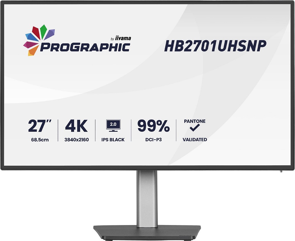 iiyama ProGraphic HB2701UHSNP-B1 – 27", IPS Black,