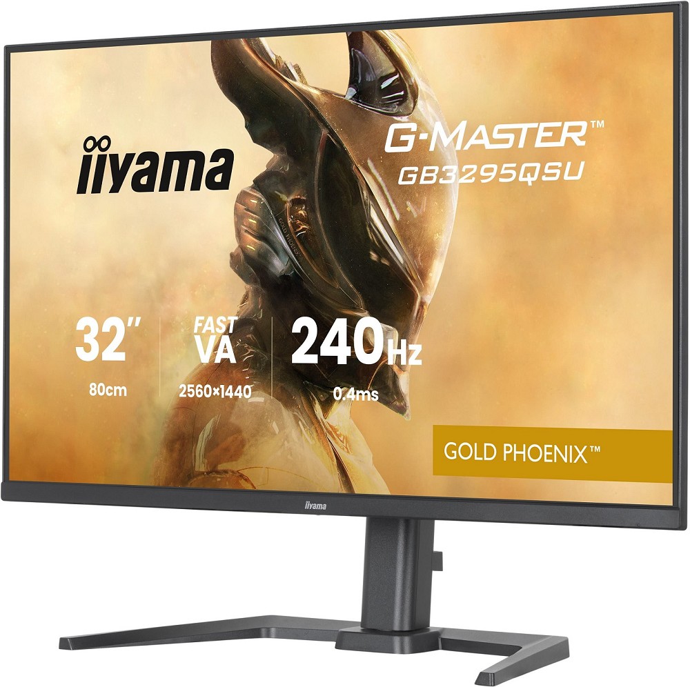 iiyama G-MASTER GB3295QSU-B1 Computerbildschirm 80 hinten